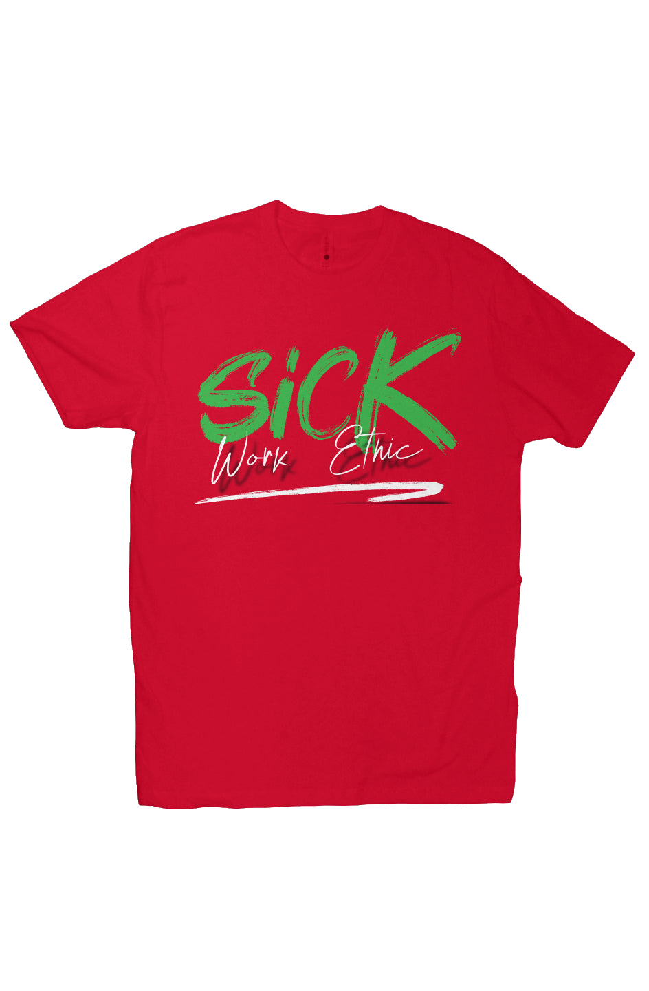 Sick Work Ethic - Red - T-Shirt