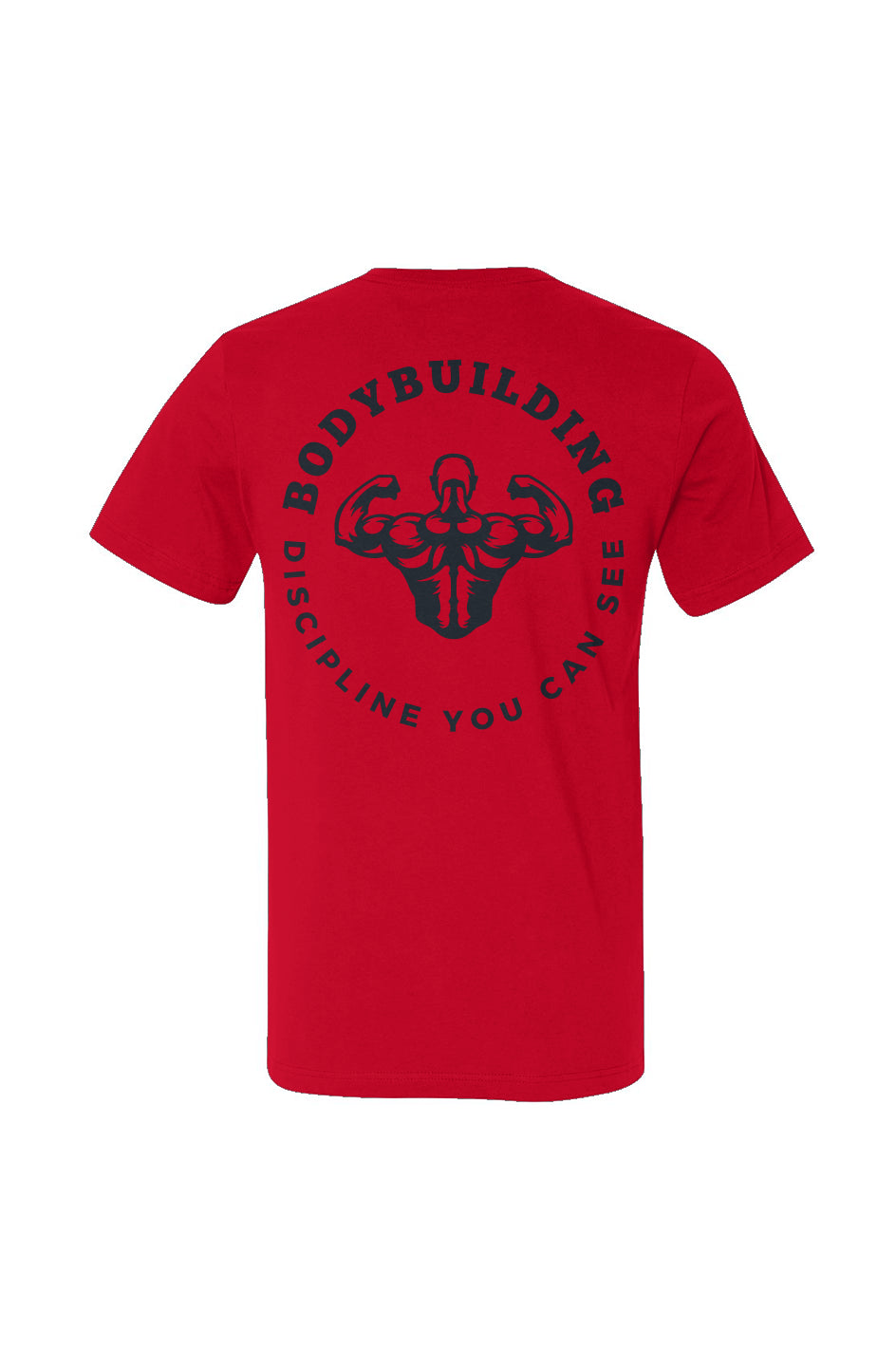 BB - Discipline you can see - Red/Blk - V-Neck Shi