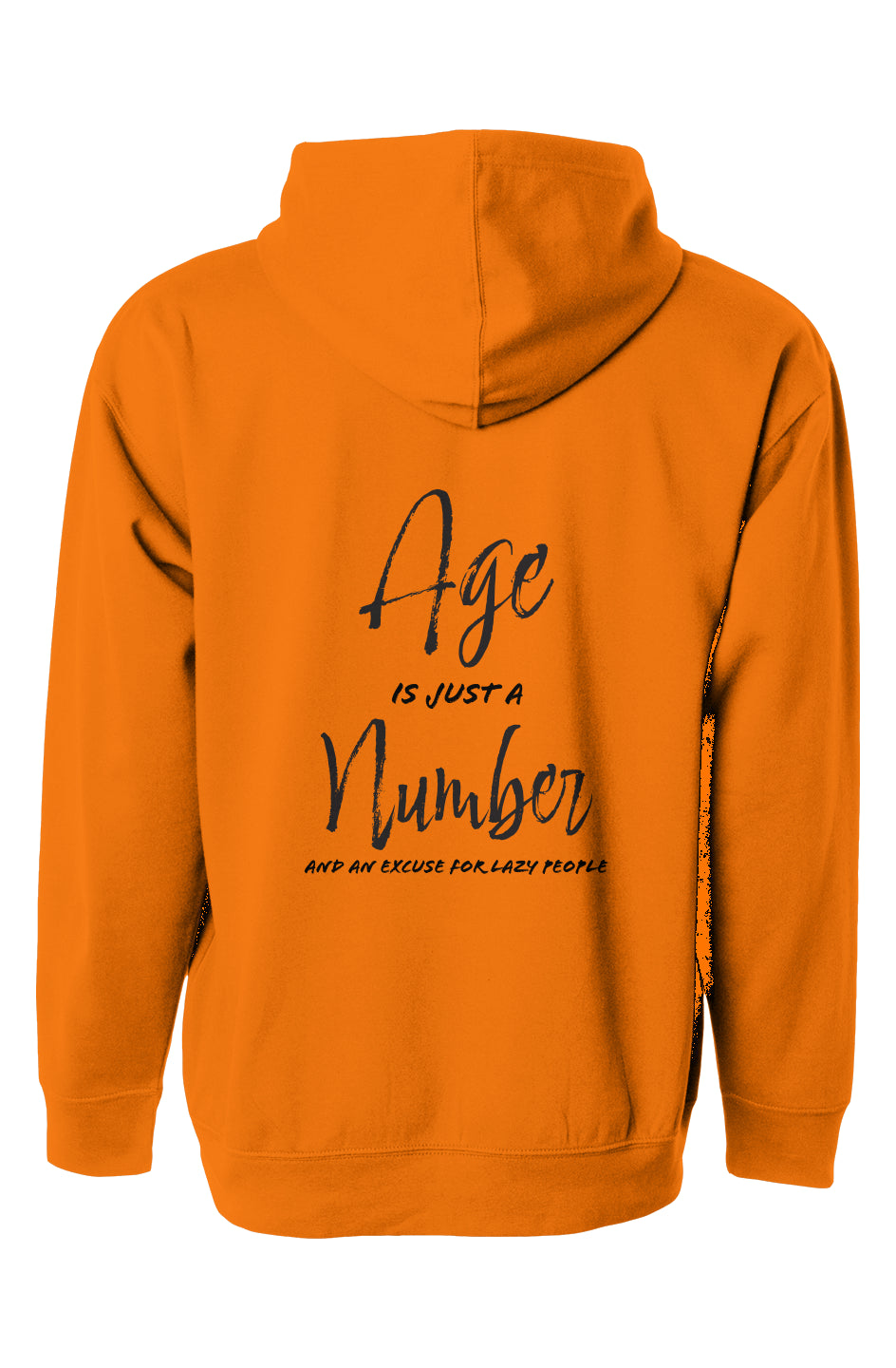 Age is Just a Number - Pullover Hoodie - Blk Type 