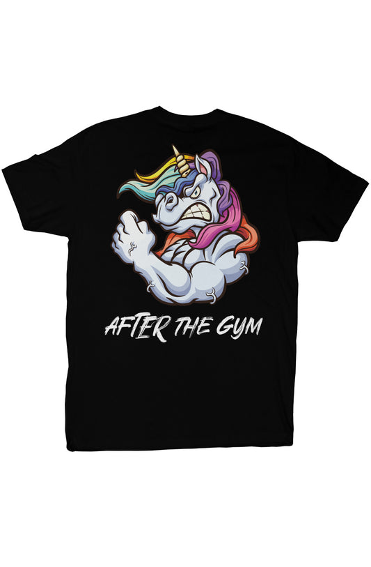 Before/After Gym Unicorn - BLK-T-Shirt